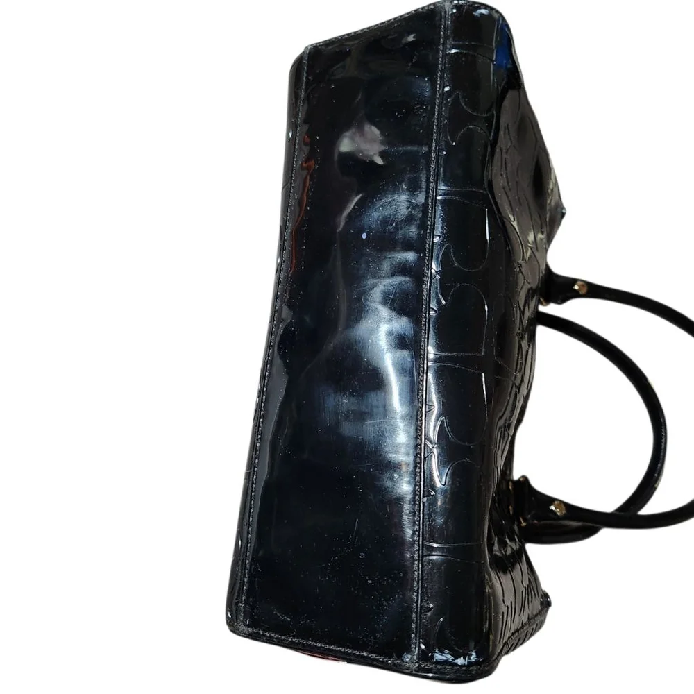 Kate Spade Black Patent Leather Tote Bag Women
